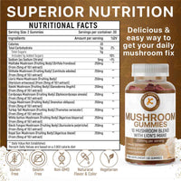 Mushroom Gummies 2500mg
