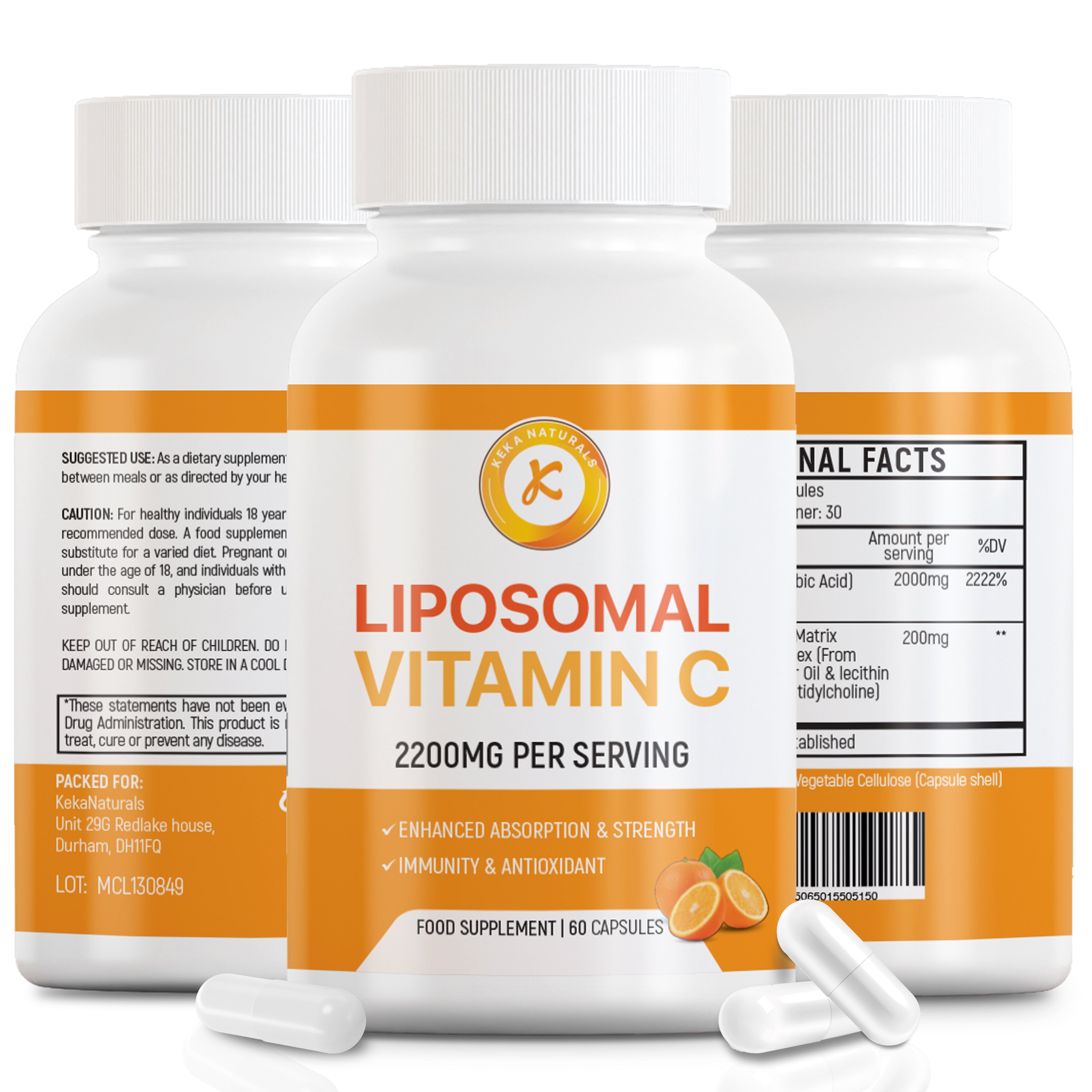 Liposomal Vitamin C 2200mg