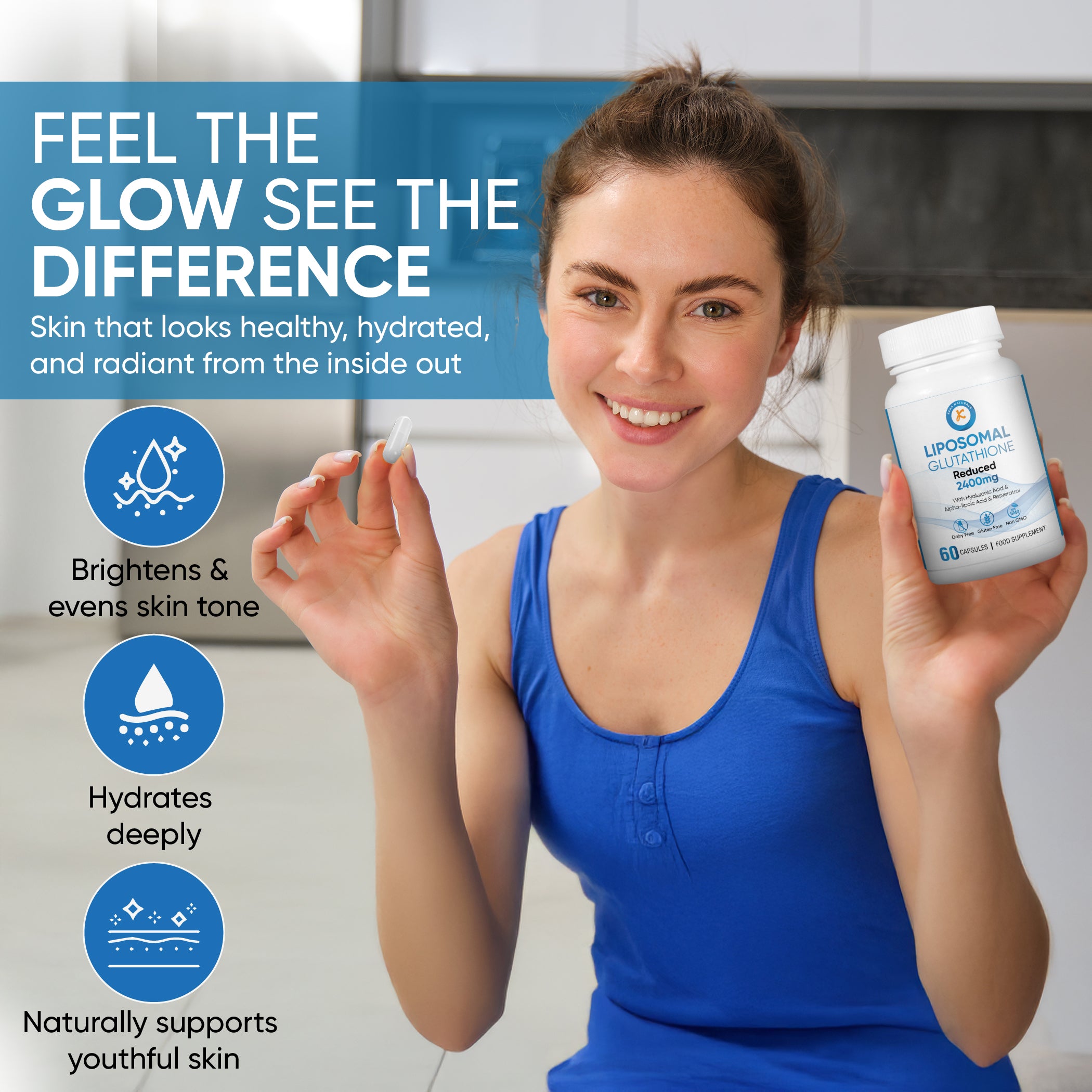 Liposomal Glutathione 2400mg