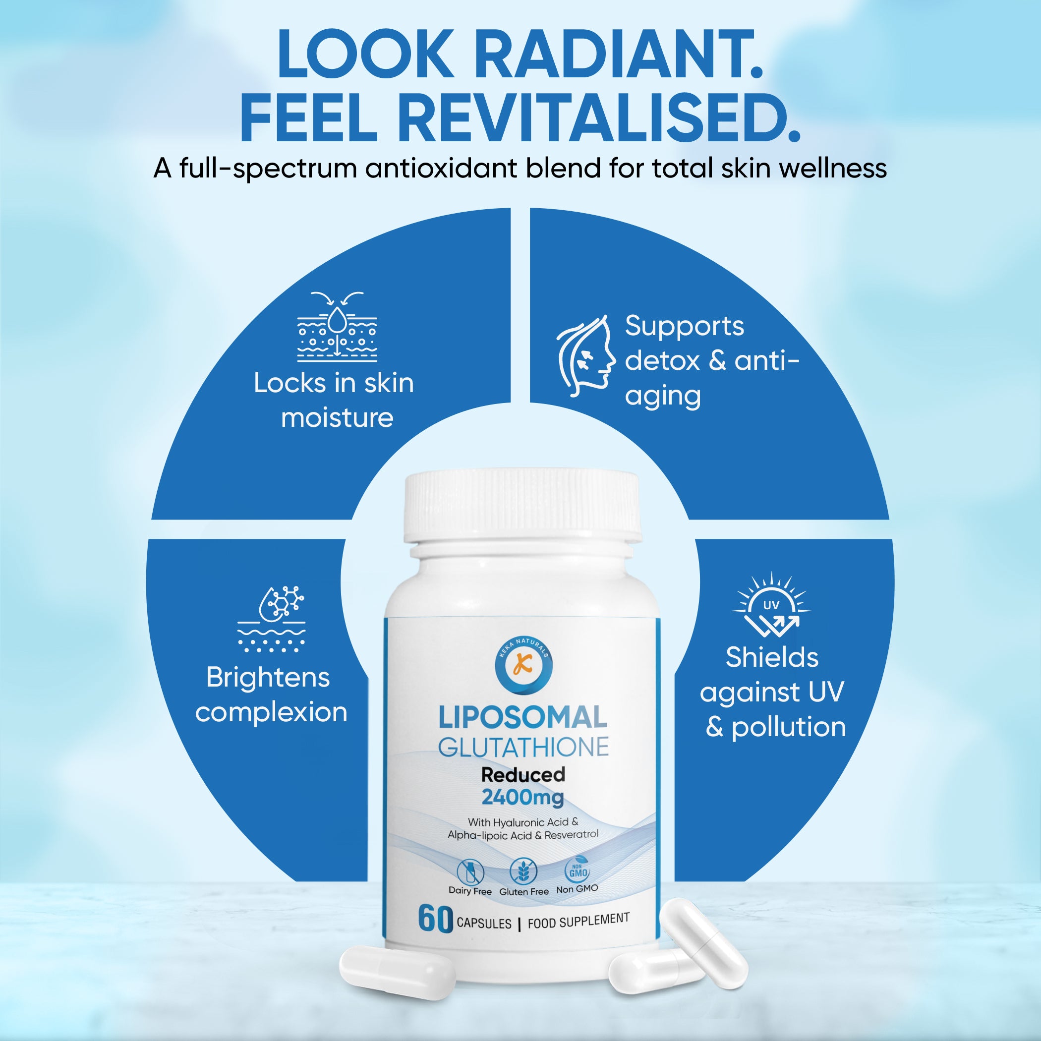 Liposomal Glutathione 2400mg