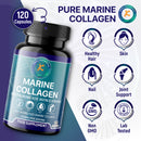 Marine Collagen with hyaluronic acid biotin and vitamin C 2300mg benefits for the body