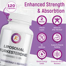 Liposomal Turkesterone+ UK 2000mg enhanced strength before or after workout