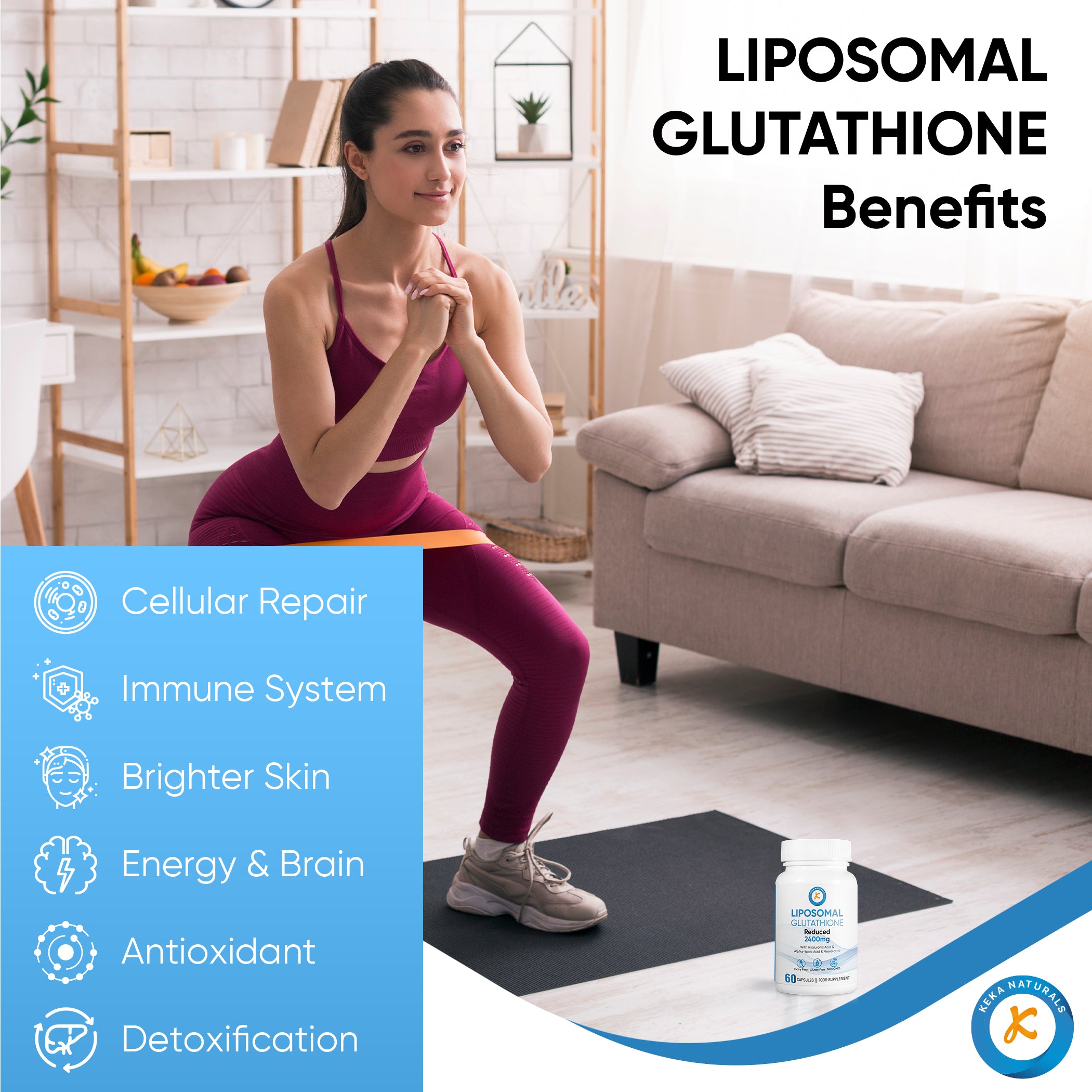 Liposomal Glutathione 2400mg
