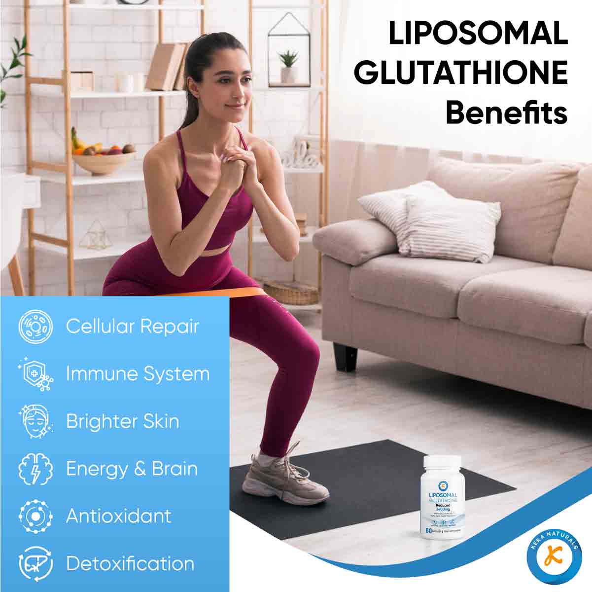 Liposomal Glutathione 2400mg