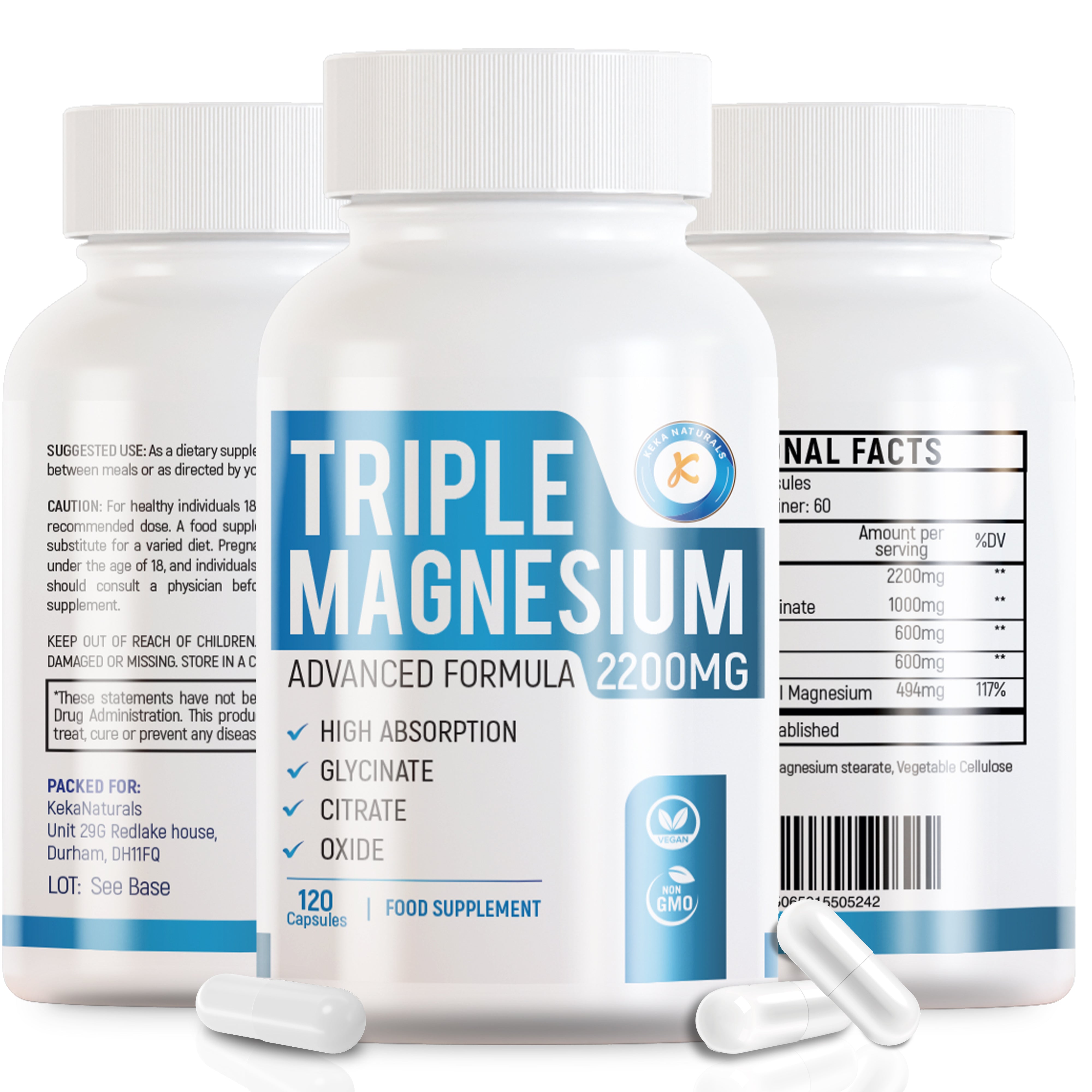 Triple Magnesium 2200mg