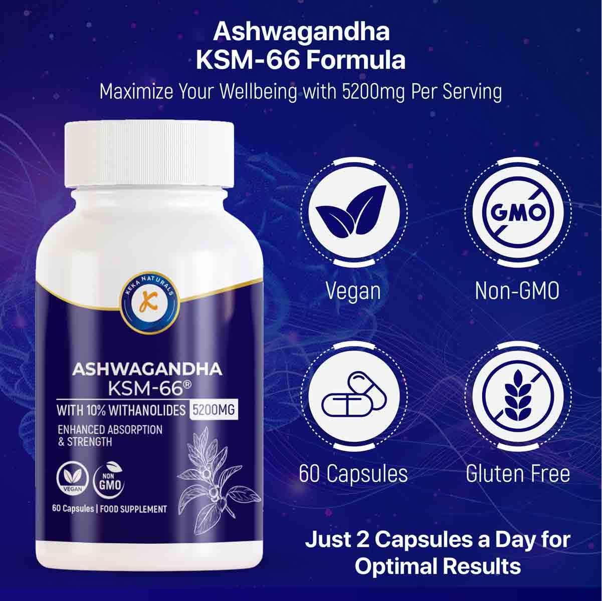 Ashwagandha KSM KekaNaturals