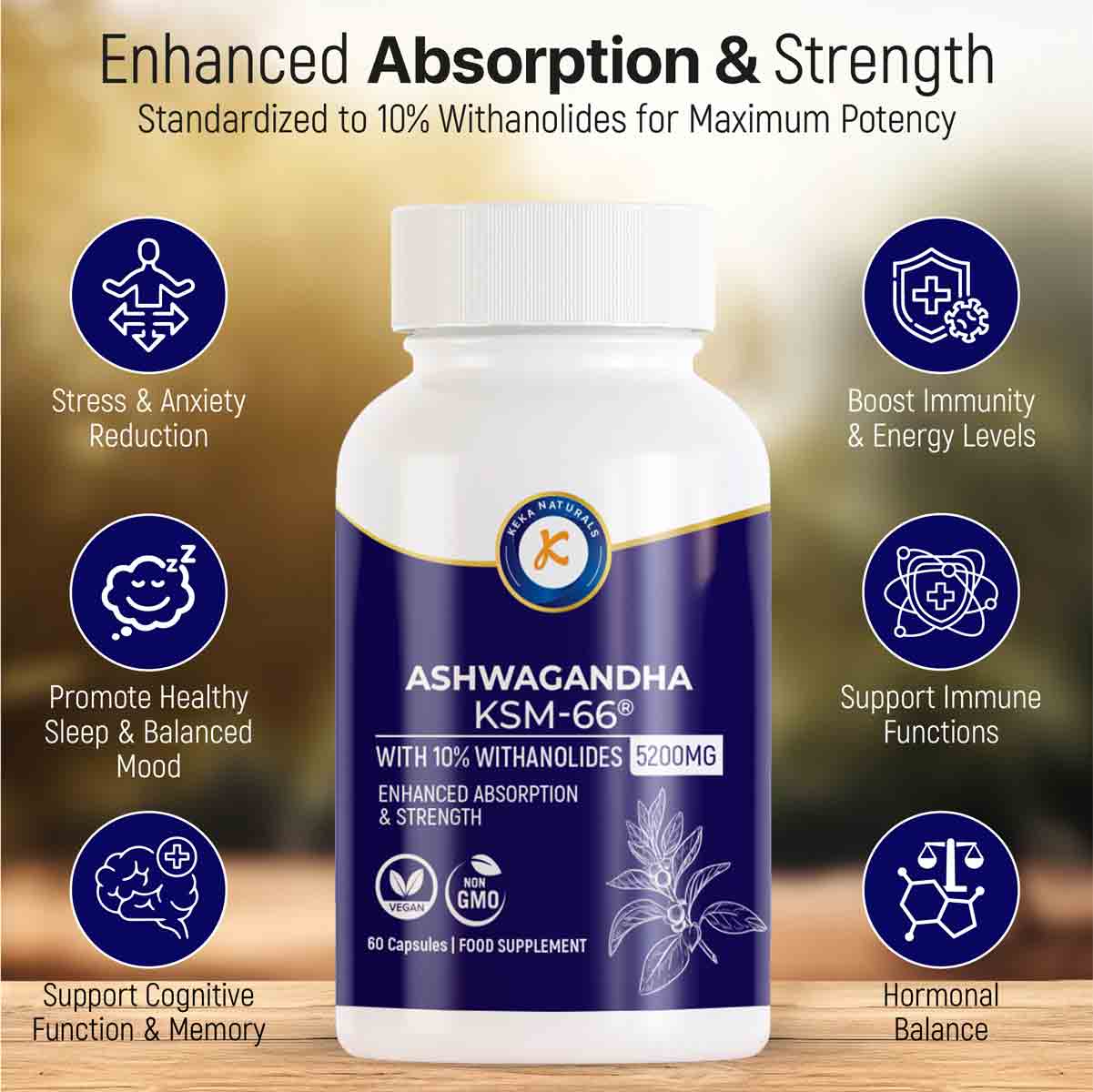 Ashwagandha KSM KekaNaturals