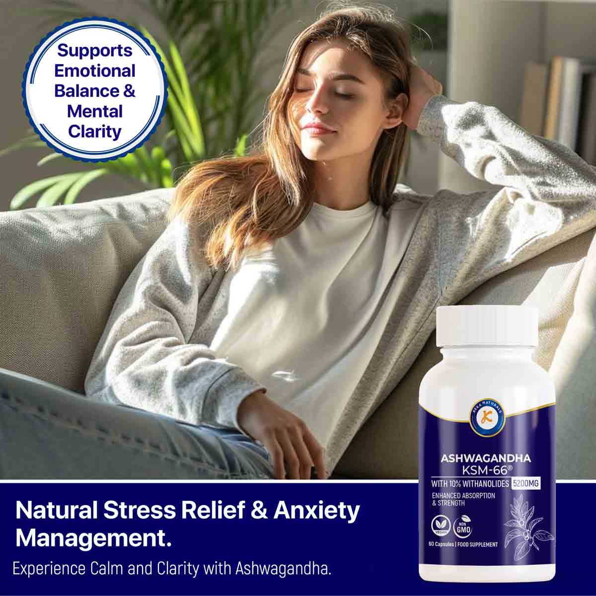 Ashwagandha KSM KekaNaturals