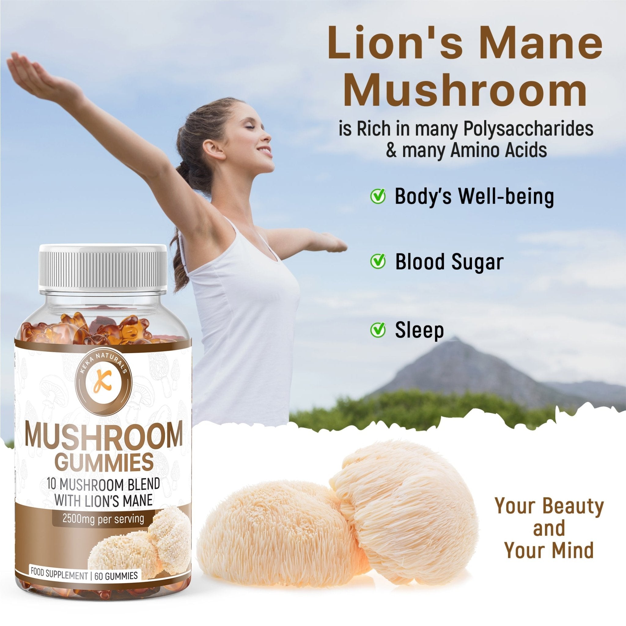 Mushroom Gummies KekaNaturals