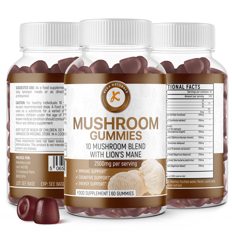 Mushroom Gummies KekaNaturals