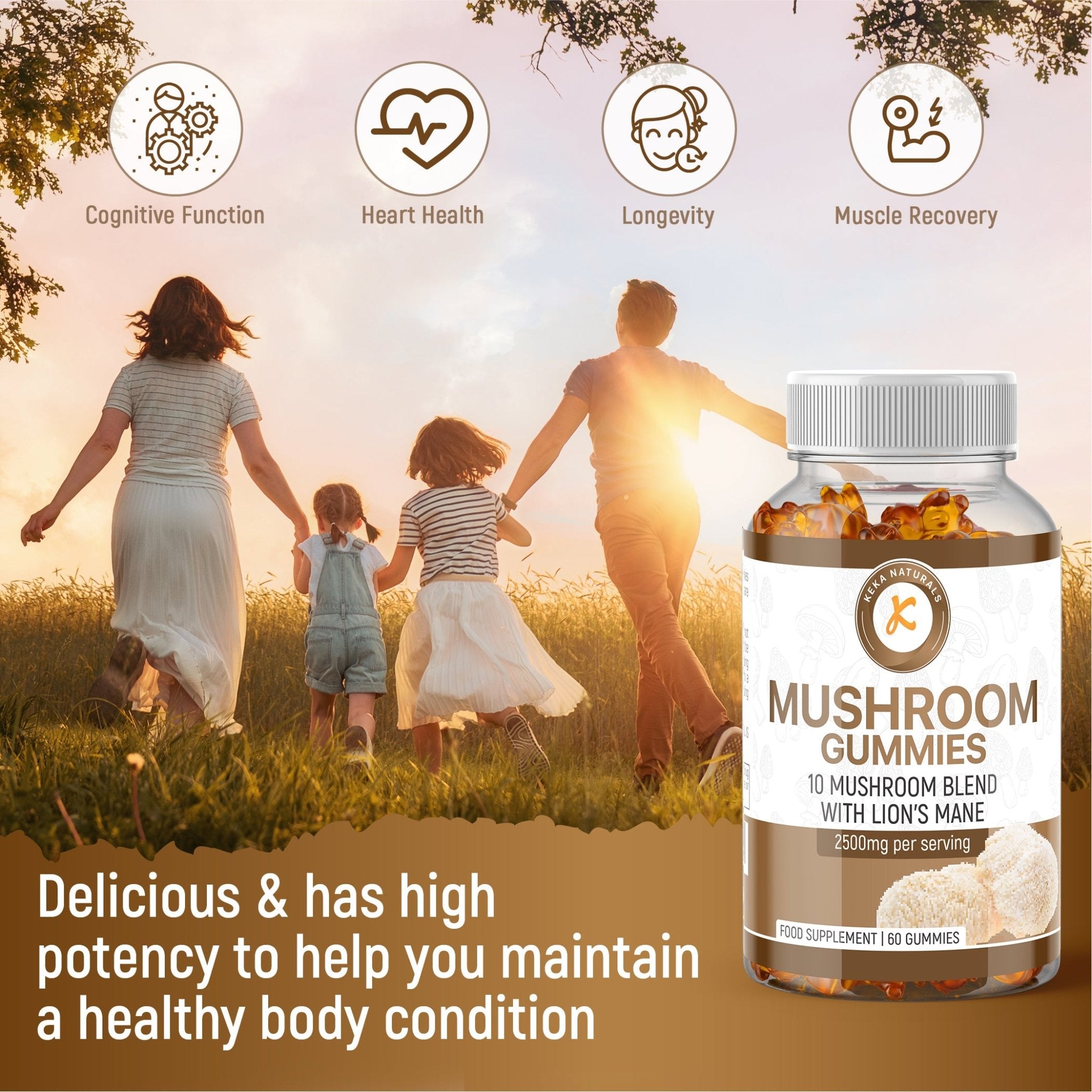 Mushroom Gummies KekaNaturals