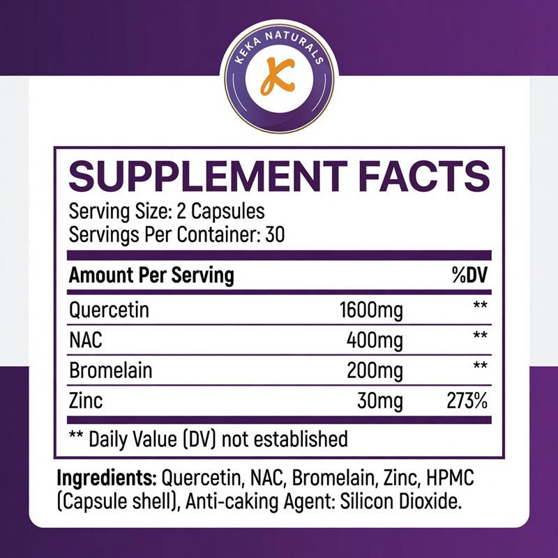 Quercetin Complex KekaNaturals
