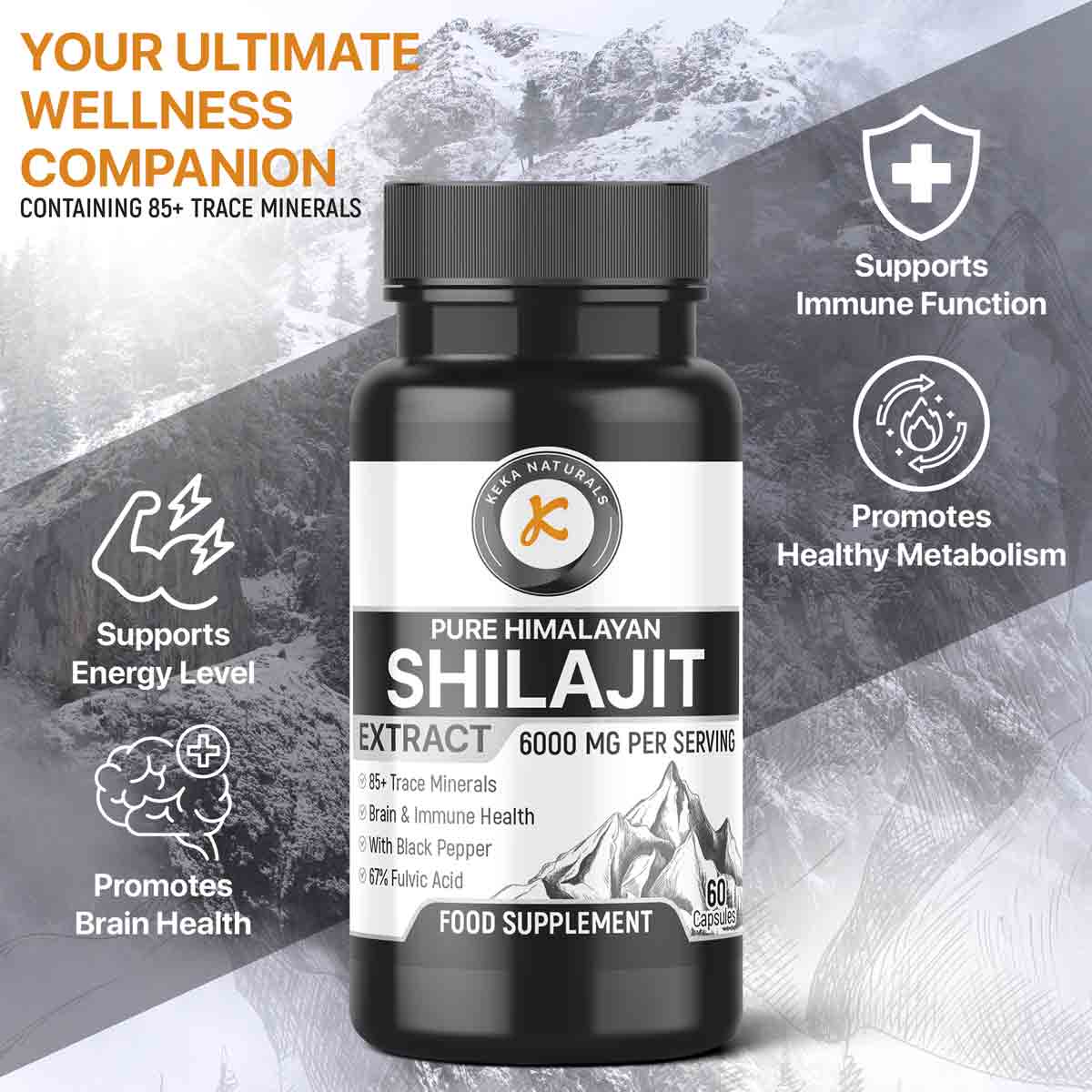 Shilajit Extract KekaNaturals