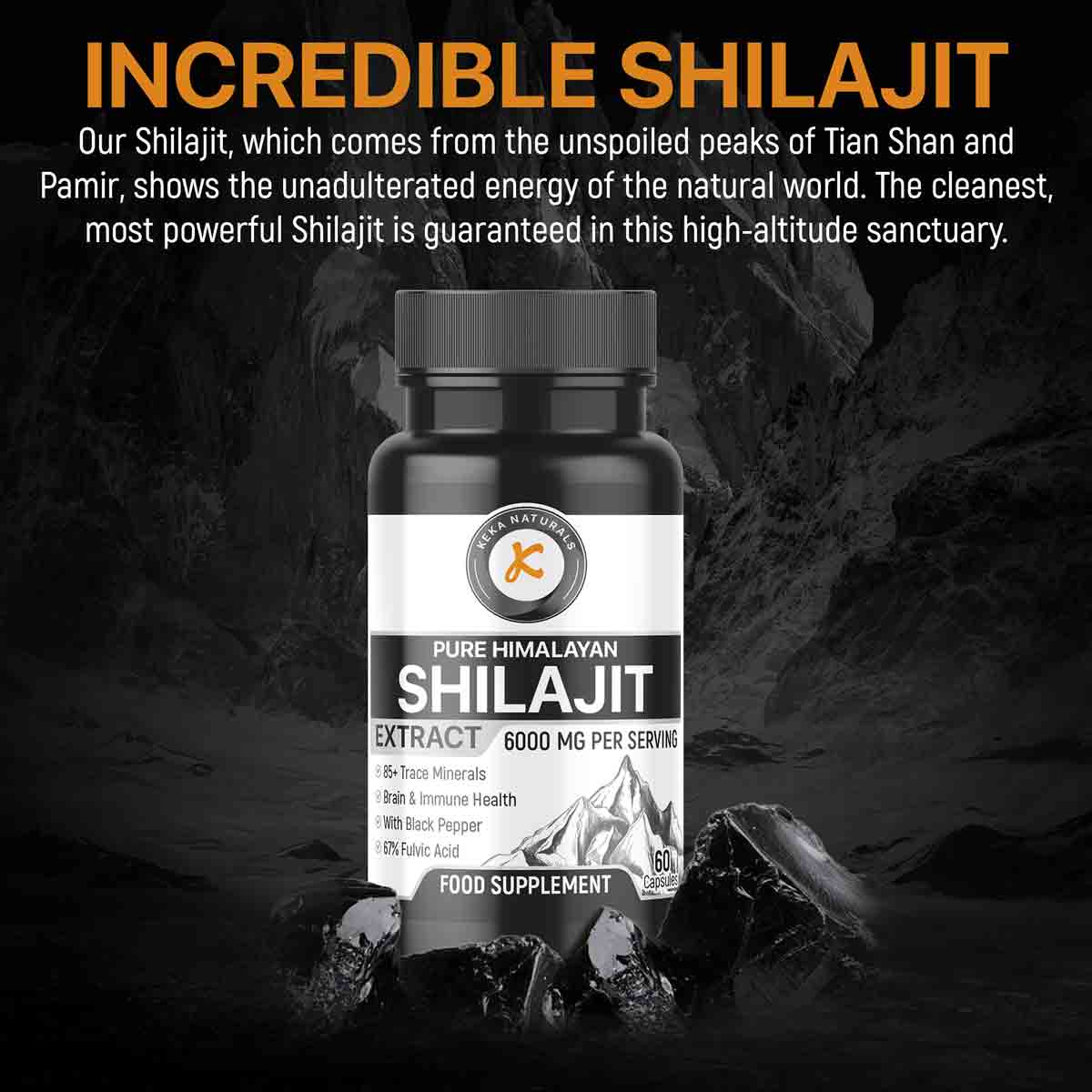 Shilajit Extract KekaNaturals