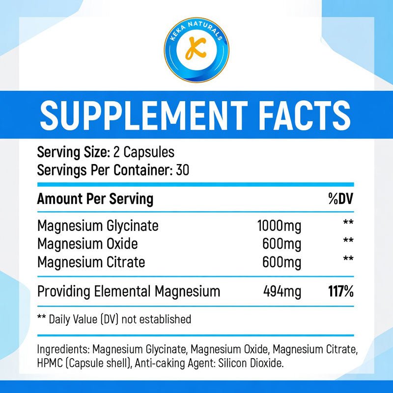 Triple Magnesium KekaNaturals