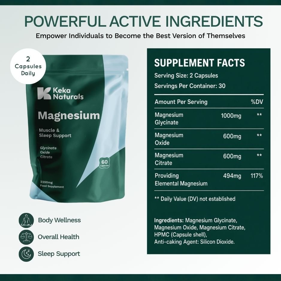 Triple Magnesium KekaNaturals